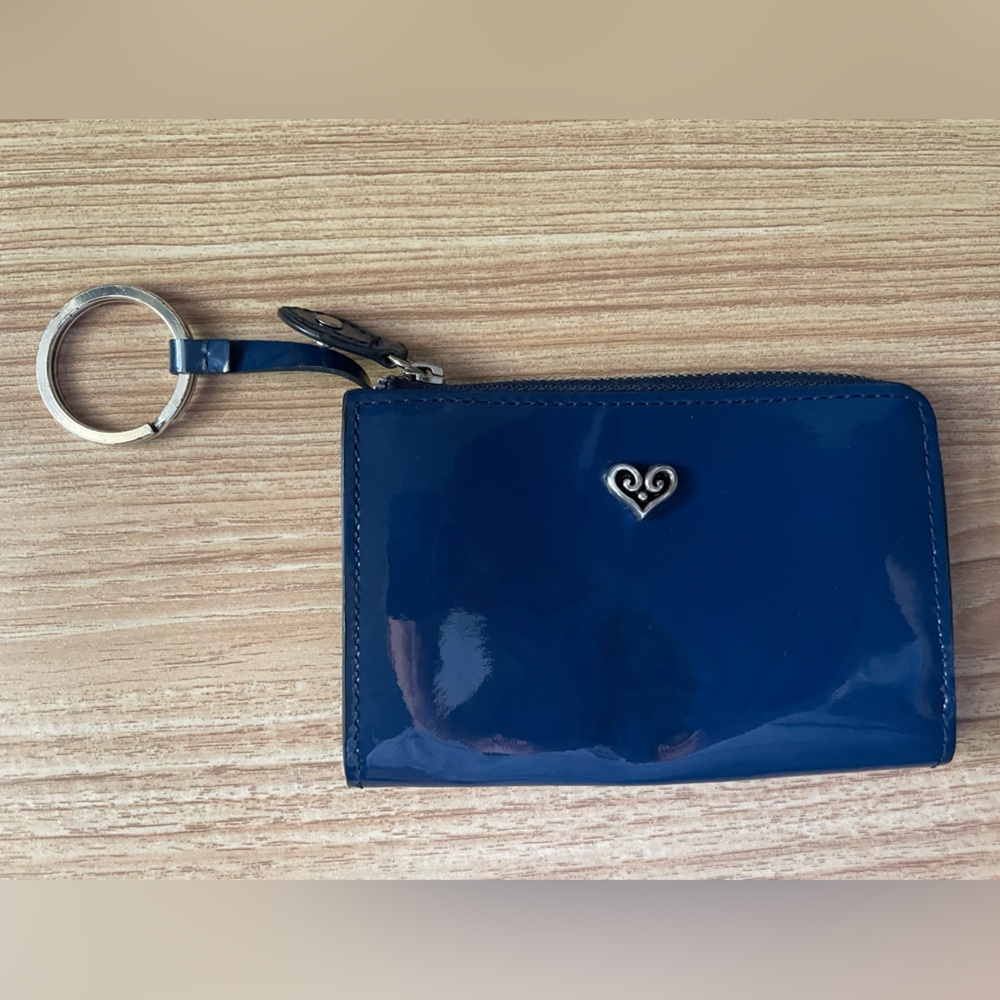 Brighton patent leather card holder coin purse. Never worn.
